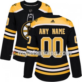 Boston Bruins tröja Customized Adidas 2017-2018 Svart Authentic - Dame NHL Tröjor